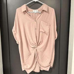 Pink blouse